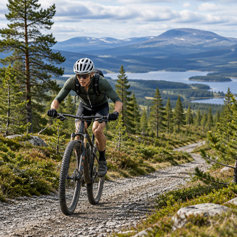 MTB XC atmosphere in Rena to Lillehammer, Norway, representing Birkebeinerrittet 2027