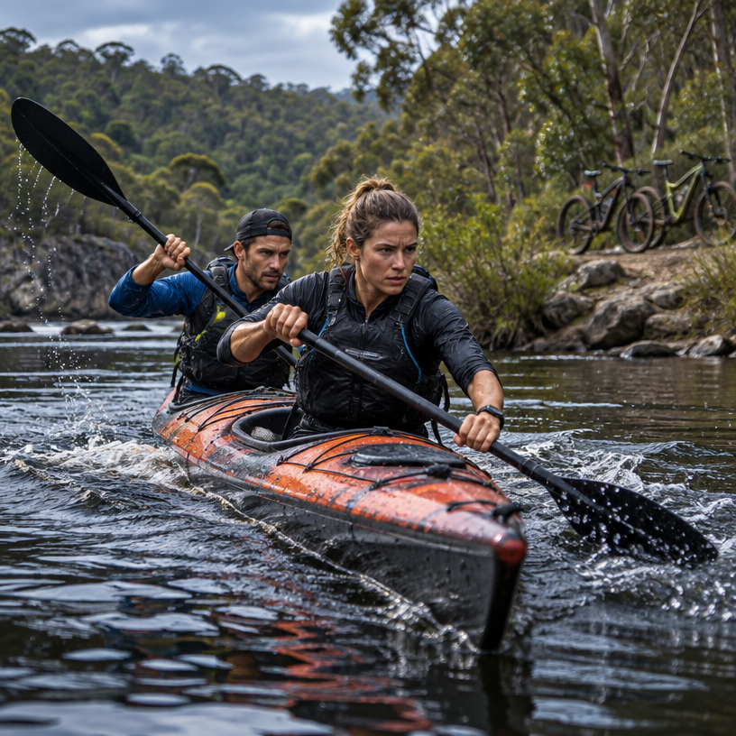 Adventure Racing atmosphere in Collie (Minninup Pool), Australia, representing Collie Rotary Adventure Race 2027