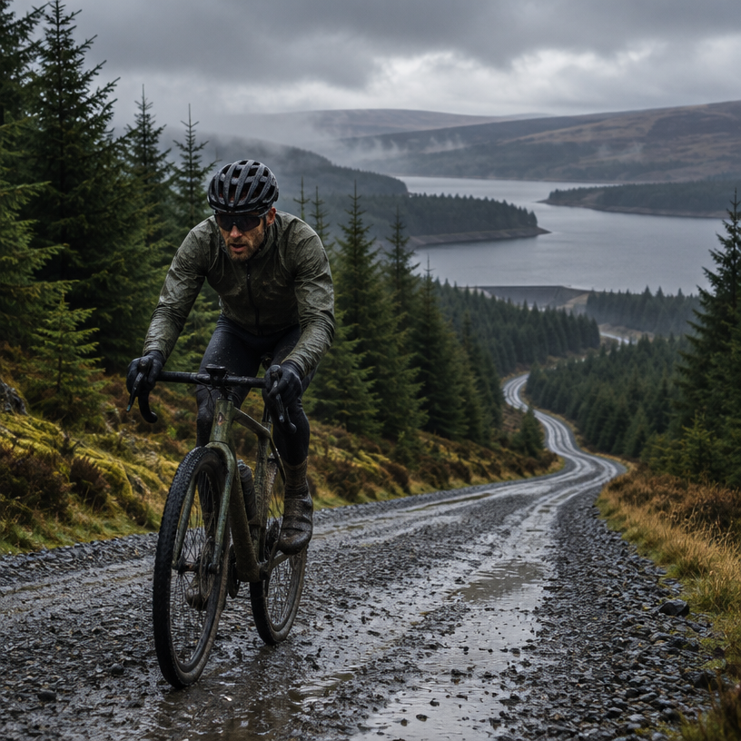 Gravel atmosphere in Kielder, United Kingdom, representing Dirty Reiver 2027