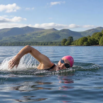 Open Water atmosphere in Windermere, United Kingdom, representing Coventry Building Society Great North Swim 2027