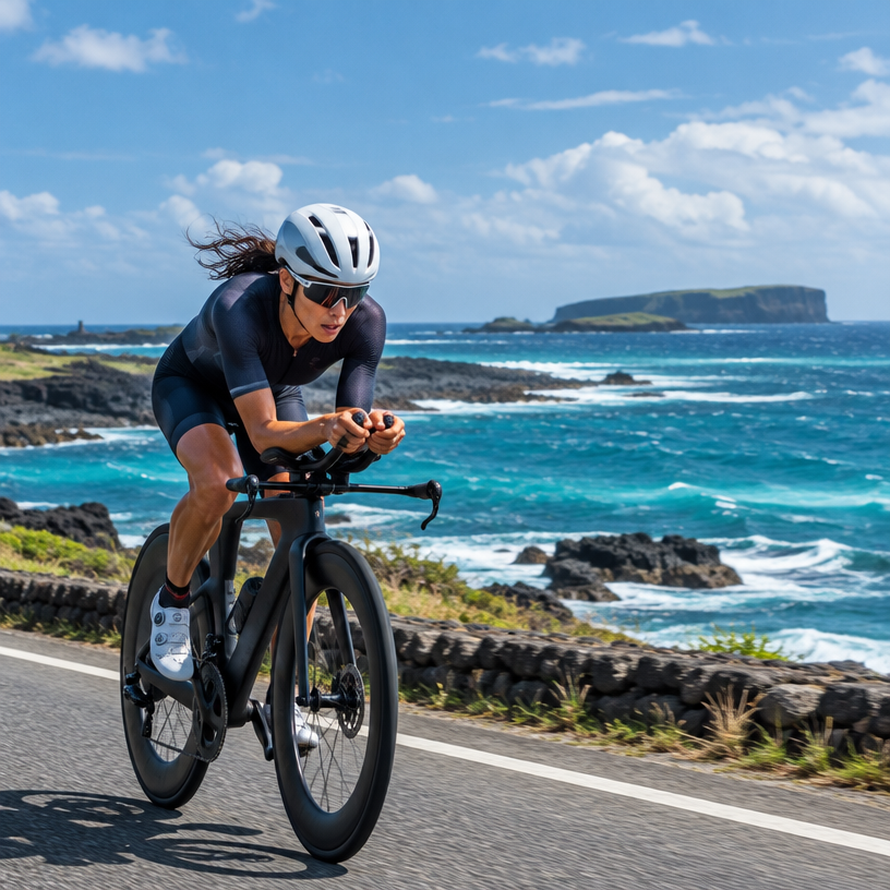 Triathlon atmosphere in Penghu, Taiwan, representing Fubon Financial IRONMAN Penghu 2027