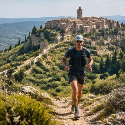 Trail Running atmosphere in Motovun (start) / Umag (finish), Croatia, representing Istria 100 by UTMB 42K 2027