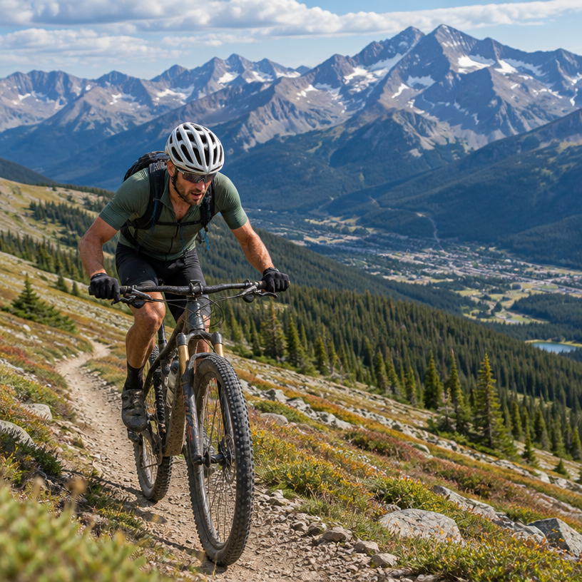 MTB XC atmosphere in Leadville, United States, representing Leadville Trail 100 MTB 2027