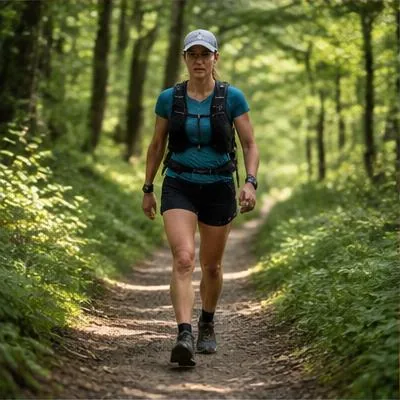 Long-distance Walking atmosphere in Krailling (Munich), Germany, representing Mammutmarsch München 2027