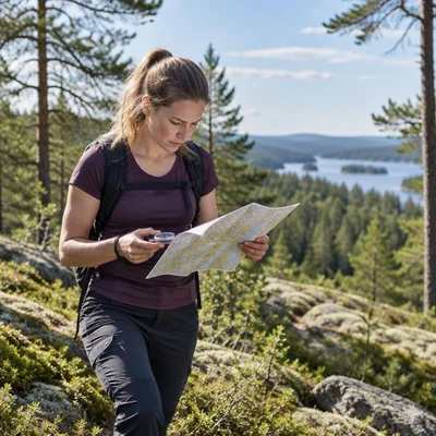 Orienteering atmosphere in Stockholm, Sweden, representing O-Ringen Stockholm 2027