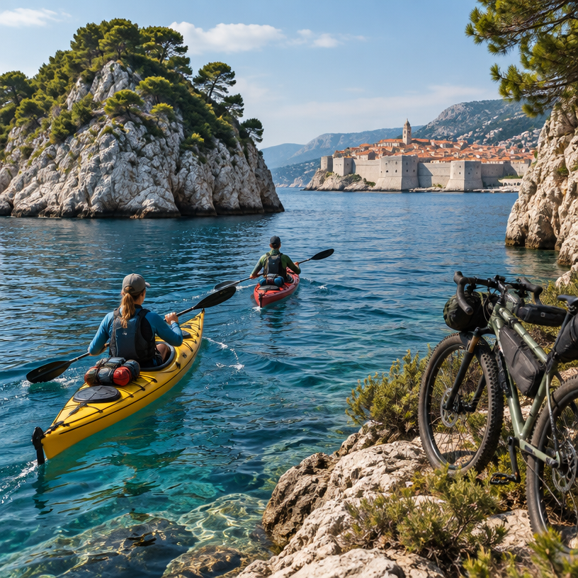 Adventure Racing atmosphere in Korčula to Dubrovnik, Croatia, representing Rat Race Croatia Multisport 2027