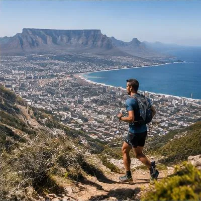 Ultra Running atmosphere in Cape Town, South Africa, representing RMB Ultra-trail Cape Town UT100 2026