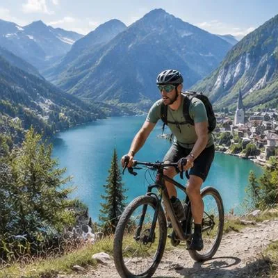 MTB XC atmosphere in Bad Goisern am Hallstättersee, Austria, representing Salzkammergut Trophy 2027