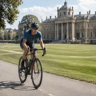 Triathlon atmosphere in Woodstock, United Kingdom, representing Supertri Blenheim Palace Sprint Triathlon 2027